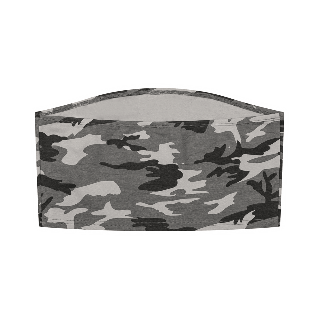 Women’s Camo Cropped Tube Top - The LW Shop