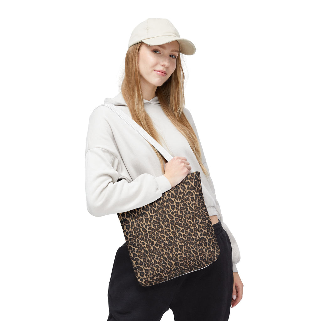 Leopard Print Tote Bag - All-Over-Print Fashion Shopper - The LW Shop