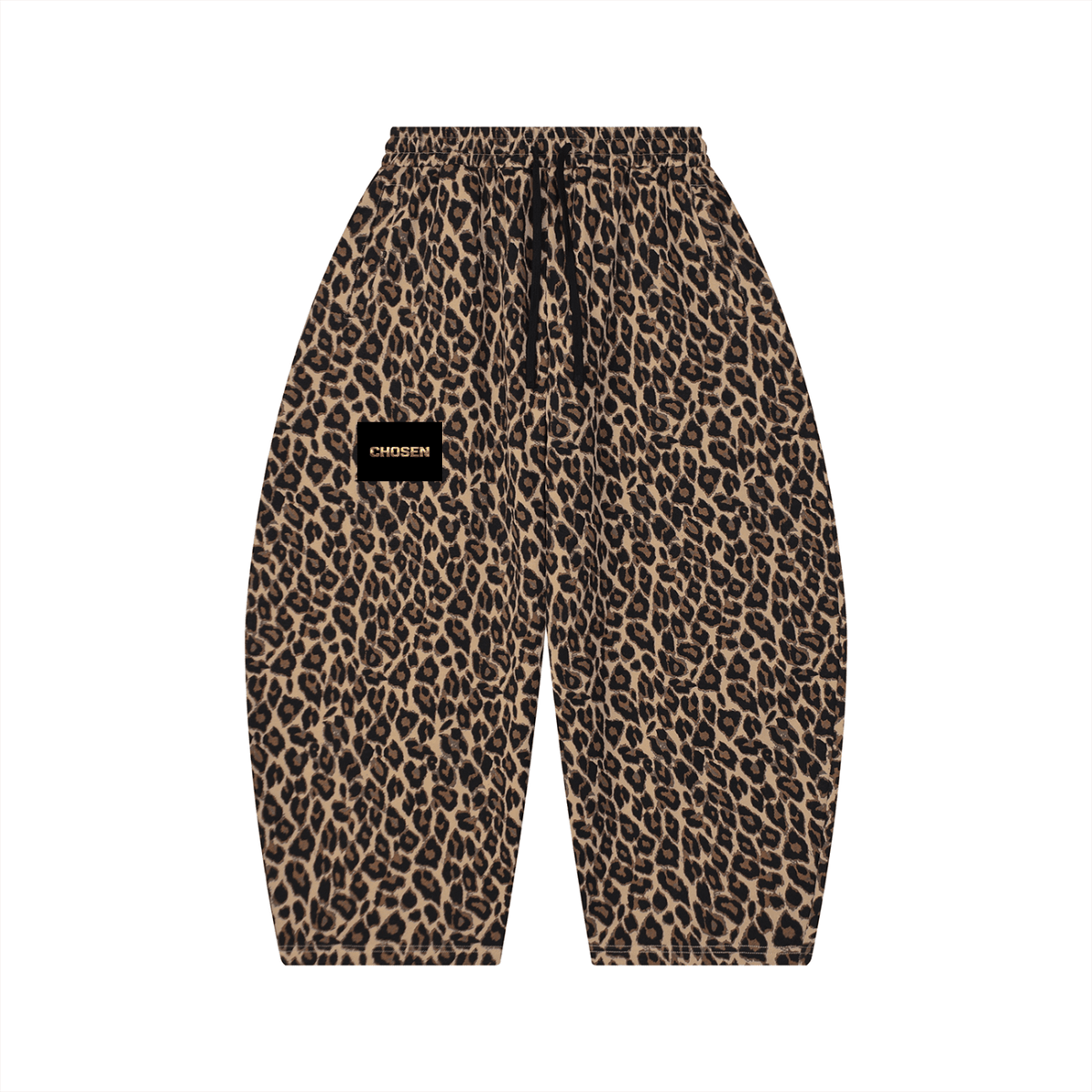 Leopard Barrel Leg Sweatpants - The LW Shop