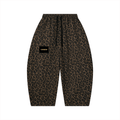 Leopard Barrel Leg Sweatpants