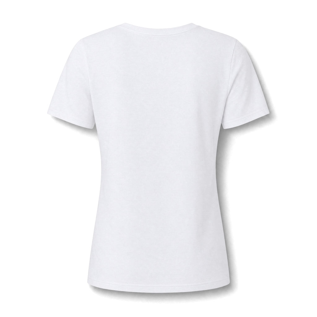 Standing On Buisness Women's V‑Neck Tee — 'Standing on Business' Gold Wax Seal Graphic