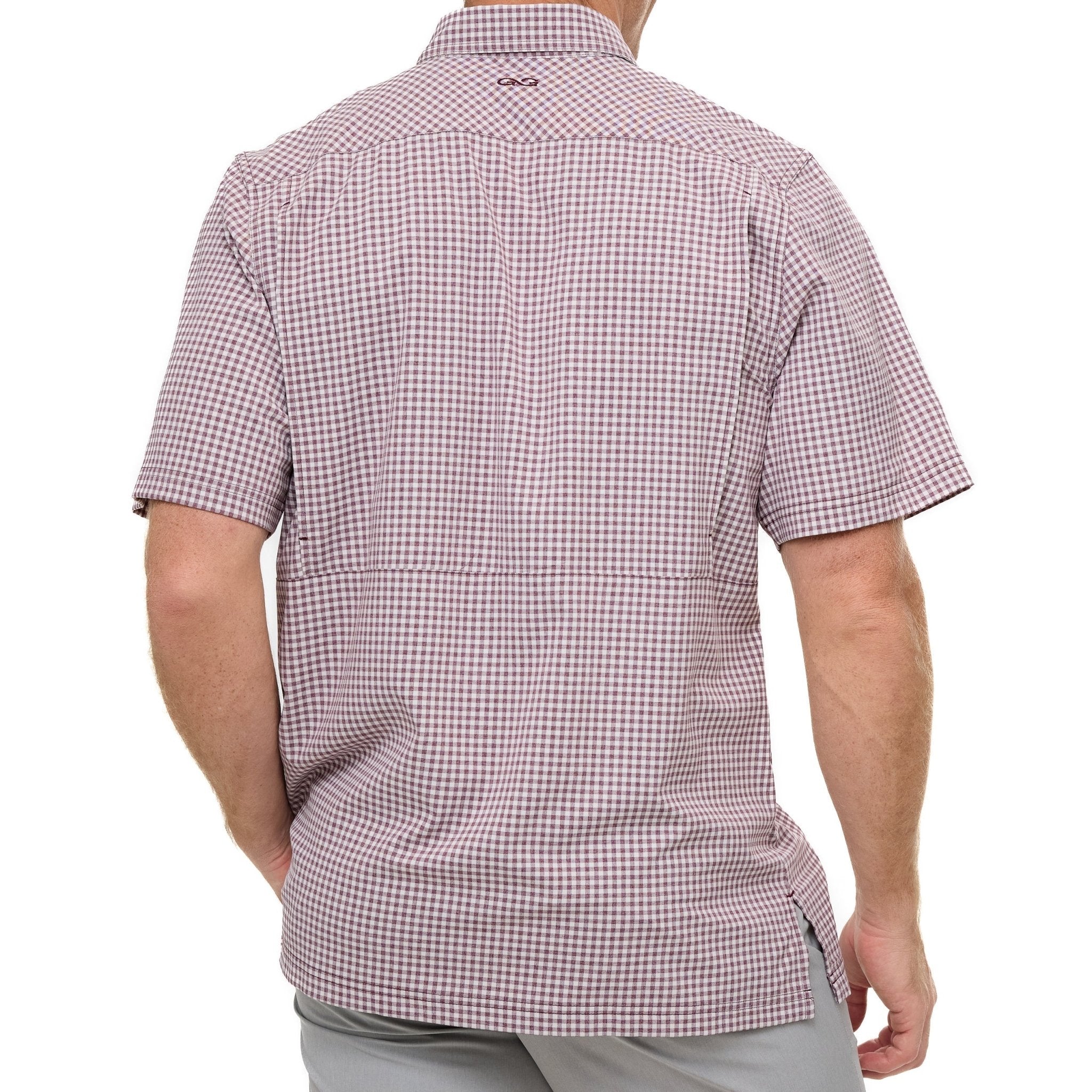 Maroon TekCheck Shirt - The LW Shop