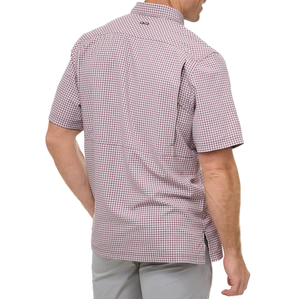 Maroon TekCheck Shirt - The LW Shop