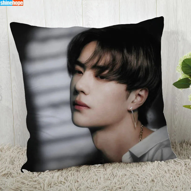 Custom Pillow Cover – YiBo Wang Modern Decorative 45x45cm Pillowcase
