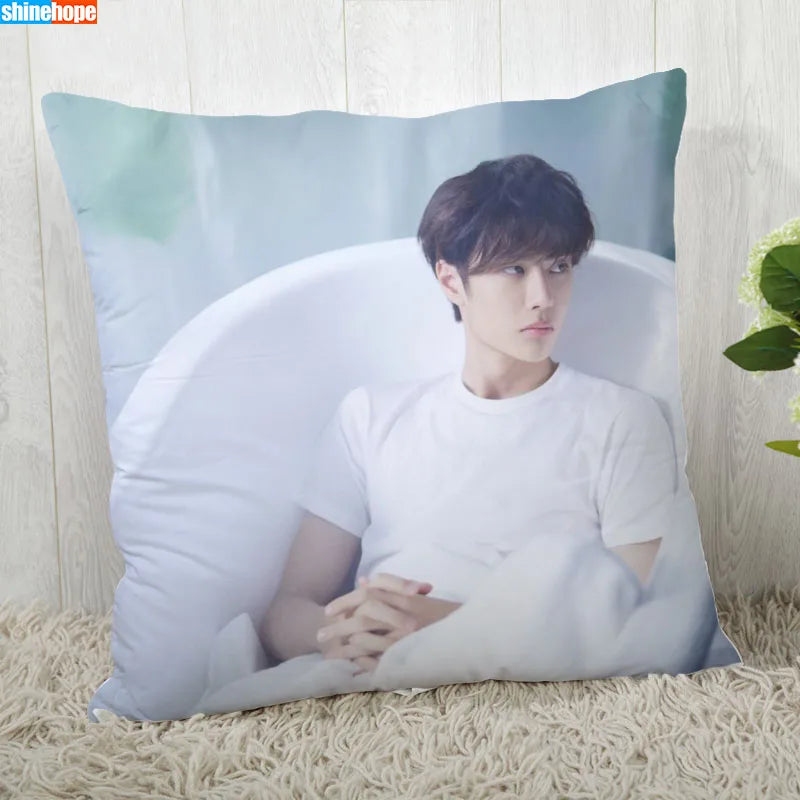 Custom Pillow Cover – YiBo Wang Modern Decorative 45x45cm Pillowcase
