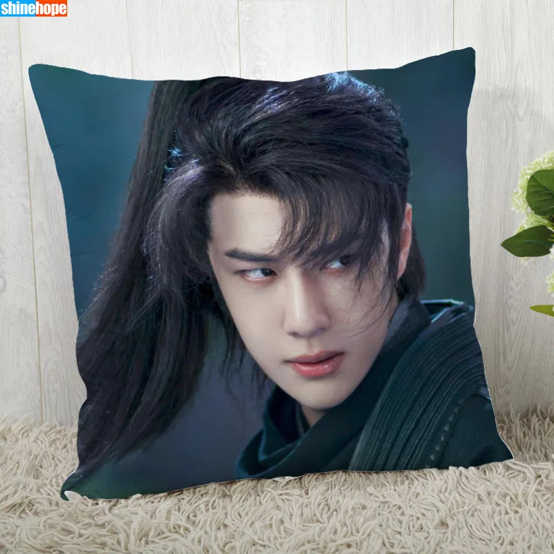 Custom Pillow Cover – YiBo Wang Modern Decorative 45x45cm Pillowcase