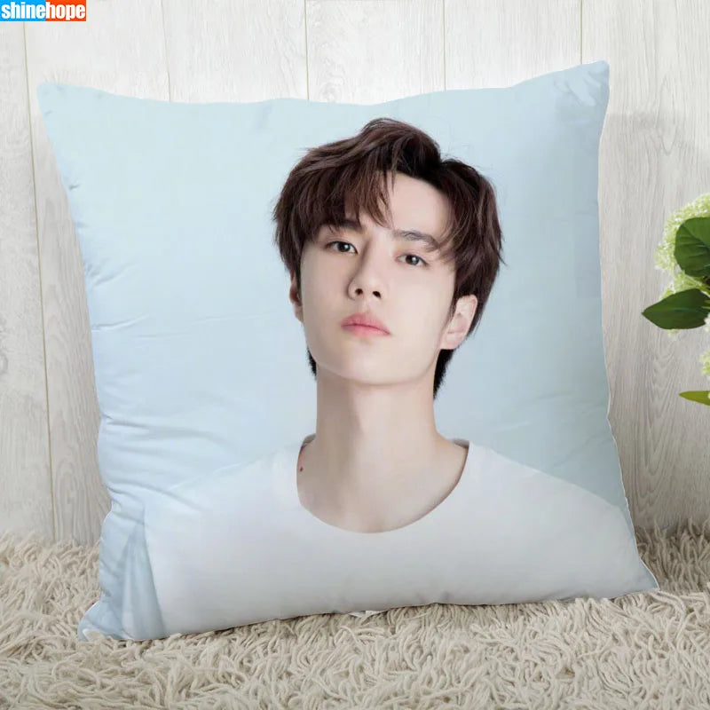 Custom Pillow Cover – YiBo Wang Modern Decorative 45x45cm Pillowcase