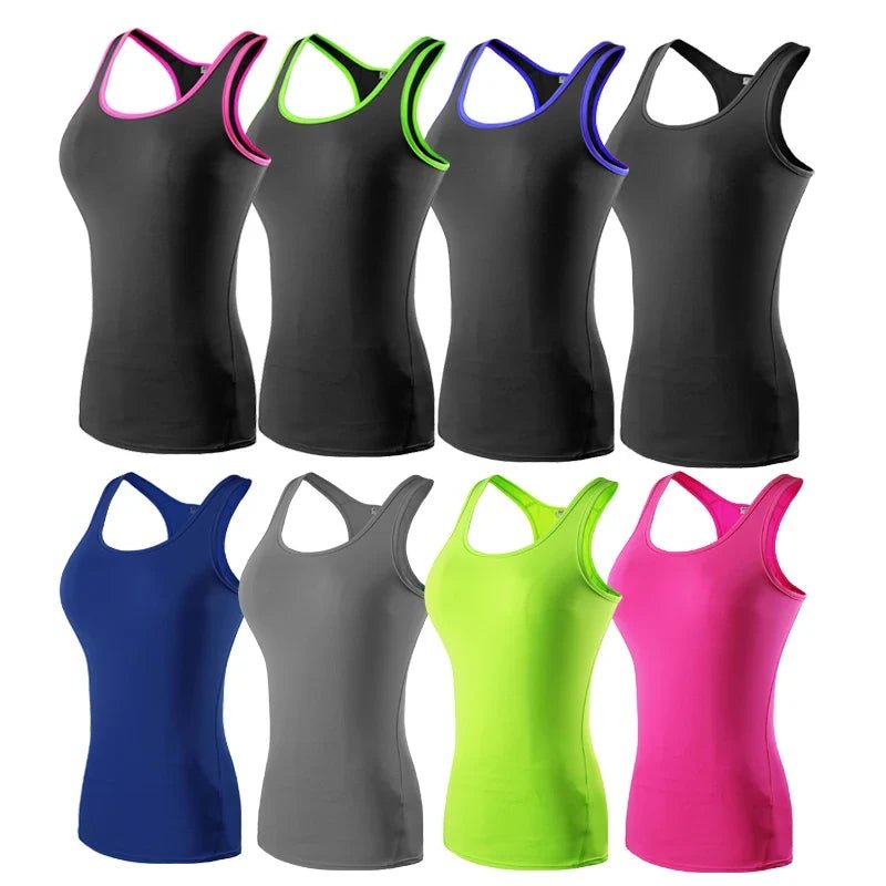 Women Sport tank Tops For Gym Vest Top Fitness Sleeveless T Shirt Sports Wear tank top Clothes Gym Vest Running workout - The LW Shop