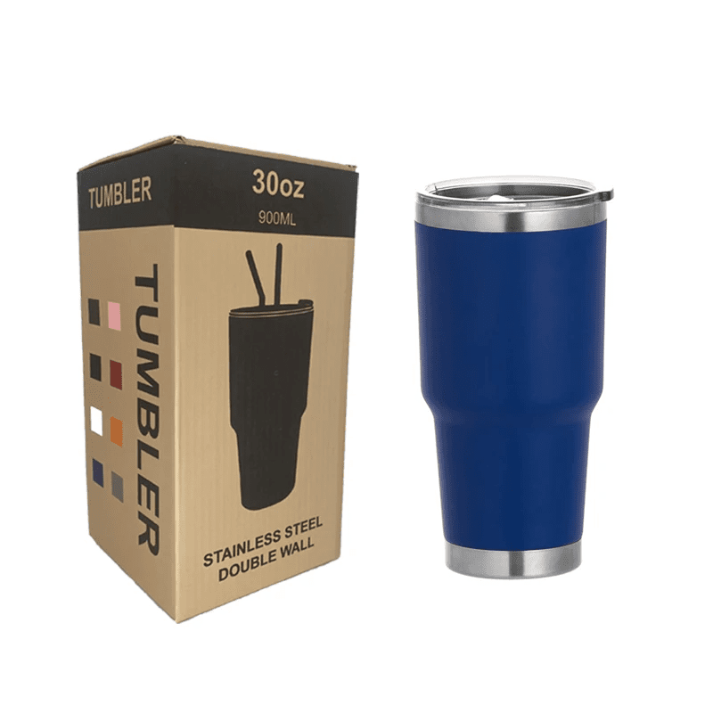 880 ml Edelstahlbecher – Isolierter Reisebecher mit Deckel
