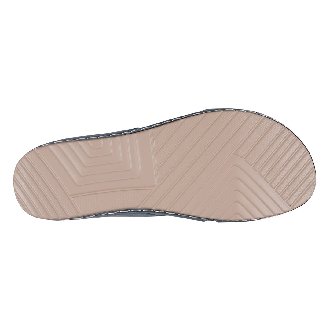 Women's Nessie Blue Flower Comfort Sandals - The LW Shop