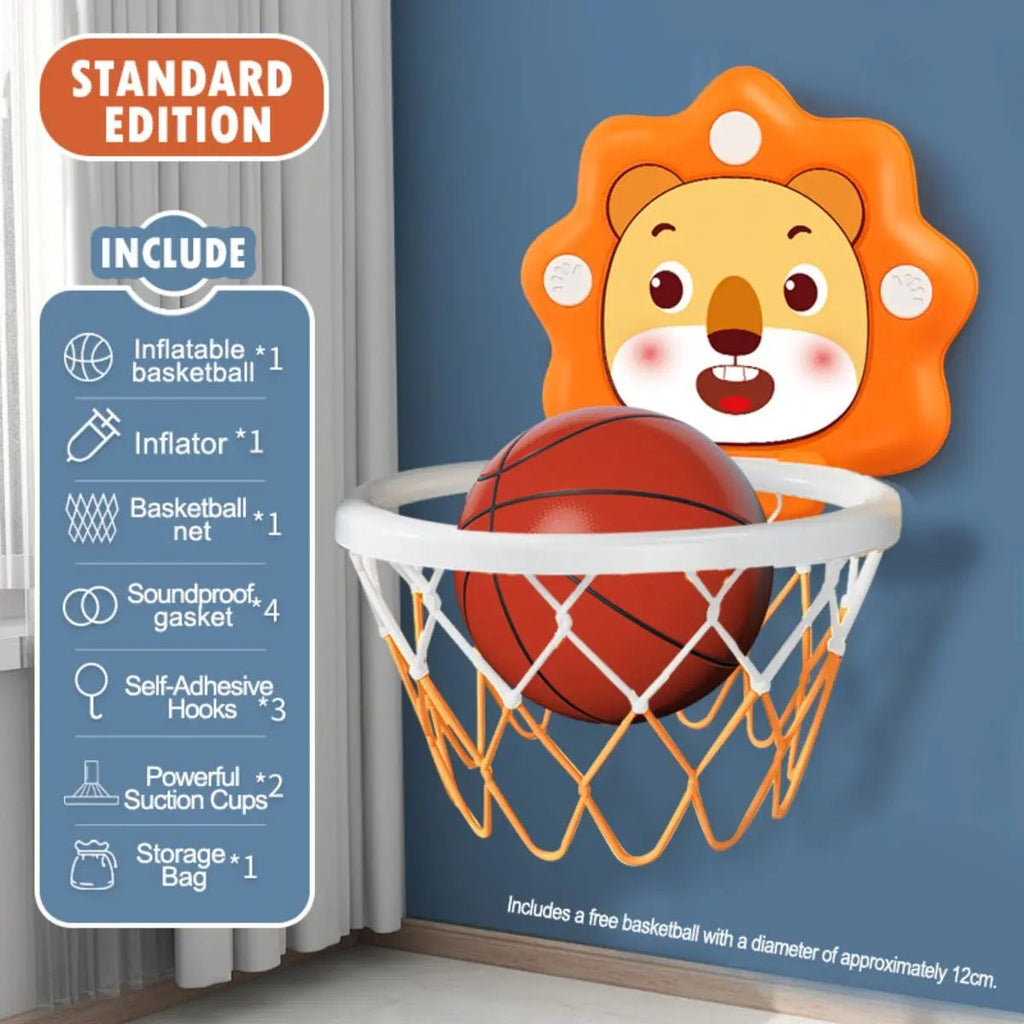 Indoor Mini Basketball Hoop for Toddlers Kids Boys Bedroom,Adjustable Height,Christmas Birthday Gifts Toy for Boys,Toddler Toys - The LW Shop