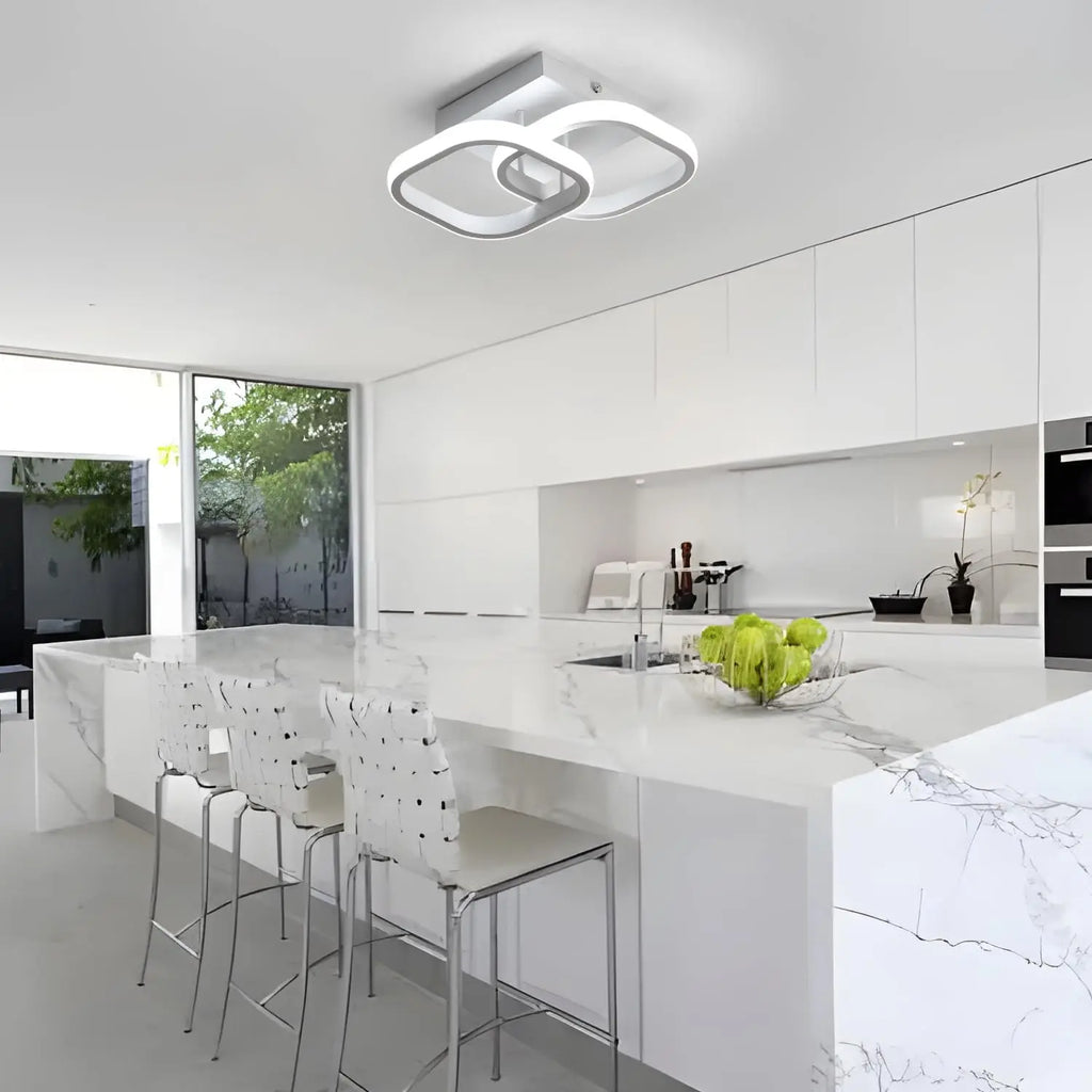 Modern LED Ceiling Lights Square Aisle Lamps Small Corridor Ceiling Fixtures for Hallway Kitchen Bedroom Stair Living Room Study - The LW Shop