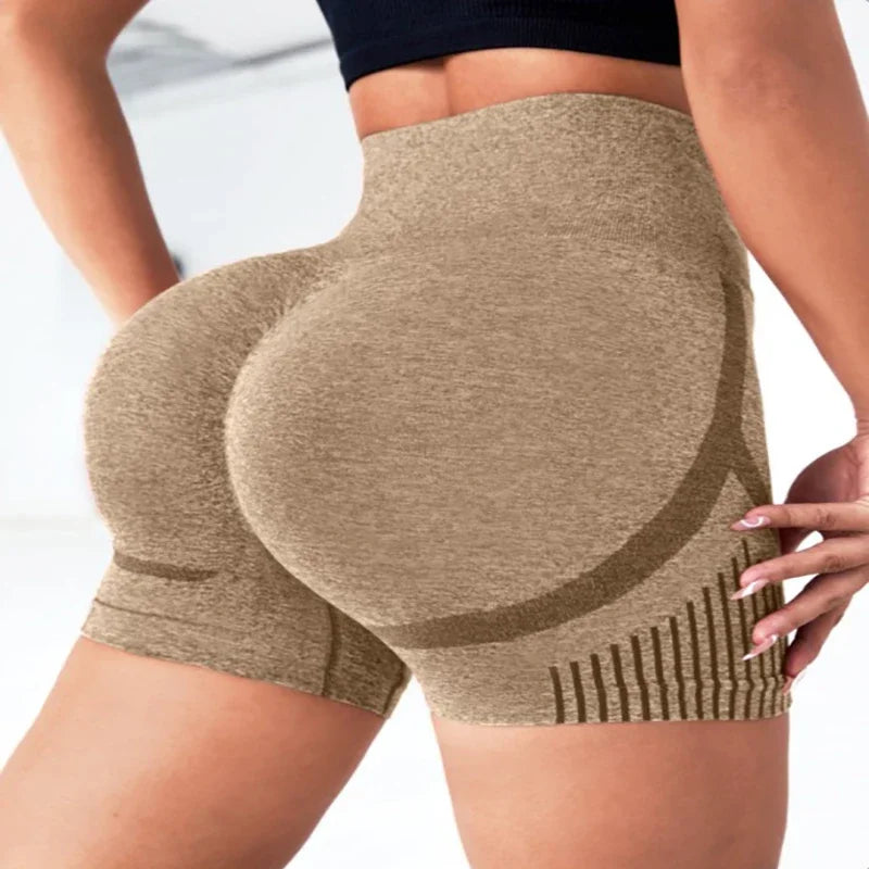 Women Yoga Leggings – High Waist Seamless Quick-Dry Sports Shorts
