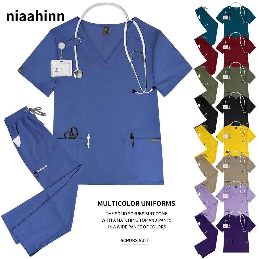 Women's Medical Scrub Workwear Set - The LW Shop