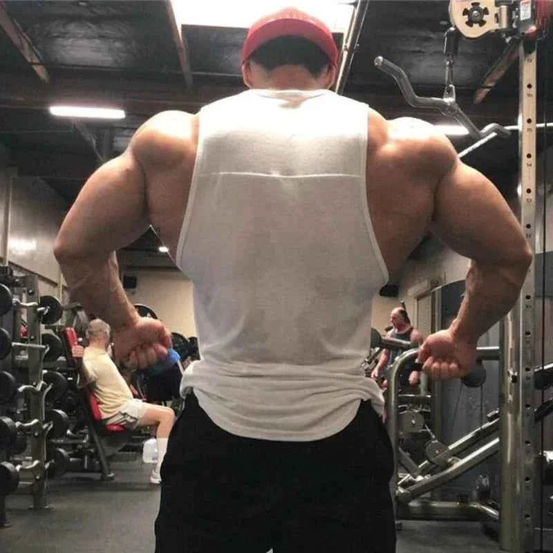 Men's Cotton Gym Muscle Tank Top Vest - The LW Shop