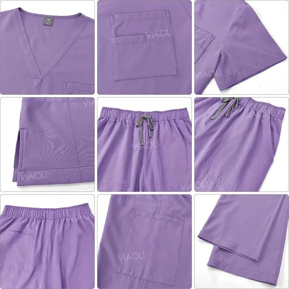 Women's Medical Scrub Uniform Set - The LW Shop