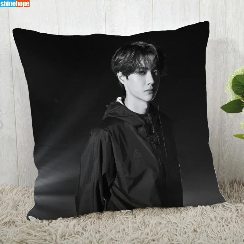 Funda de almohada personalizada – Funda de almohada decorativa moderna YiBo Wang 45x45cm