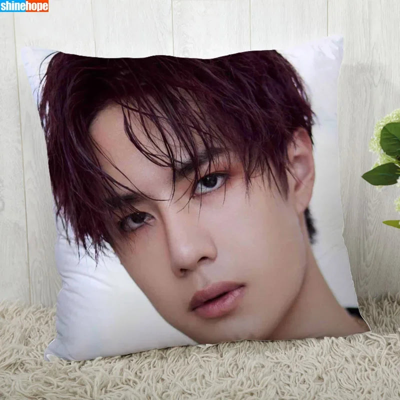 Funda de almohada personalizada – Funda de almohada decorativa moderna YiBo Wang 45x45cm