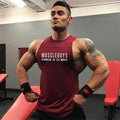 Men's Cotton Gym Muscle Tank Top Vest - The LW Shop