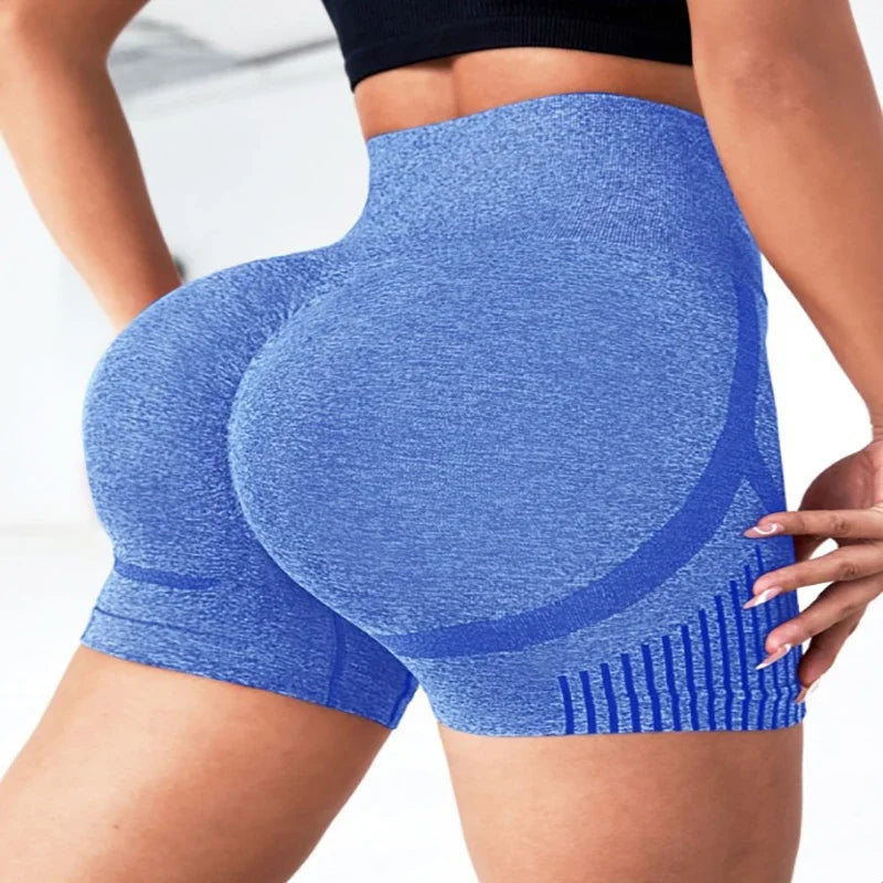 Women Yoga Leggings – High Waist Seamless Quick-Dry Sports Shorts