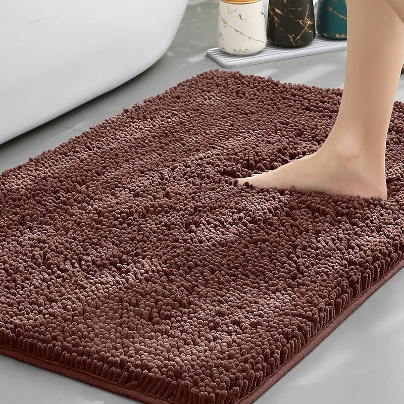 Alfombra de baño de chenilla ultrasuave XM-Luvetoria Súper absorbente Lavable a máquina