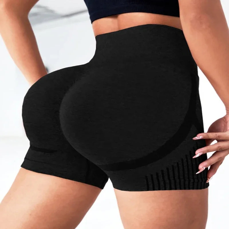 Women Yoga Leggings – High Waist Seamless Quick-Dry Sports Shorts