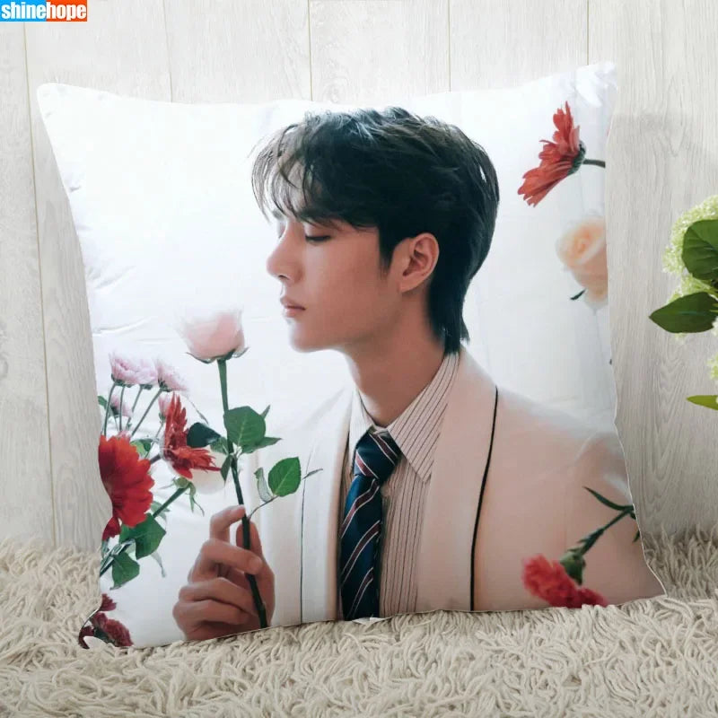 Funda de almohada personalizada – Funda de almohada decorativa moderna YiBo Wang 45x45cm