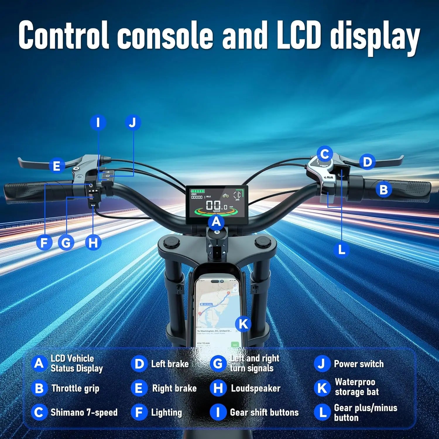 Electric Bike for Adults,48V 20AH - Peak Power 1500/3000W Brushless Motor Electric Bicycle - Max Speed 31-35MPH -, Customized - The LW Shop