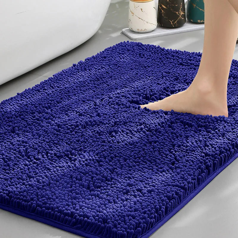 Alfombra de baño de chenilla ultrasuave XM-Luvetoria Súper absorbente Lavable a máquina