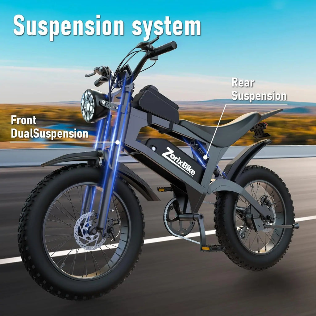 Electric Bike for Adults,48V 20AH - Peak Power 1500/3000W Brushless Motor Electric Bicycle - Max Speed 31-35MPH -, Customized - The LW Shop