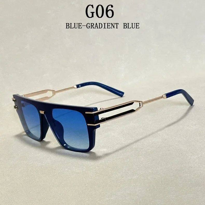 Gafas de sol de moda 2024 para hombre, gafas vintage, gafas de sol de diseñador vintage para hombre, gafas retro, lentes de sol para mujer, zonnebril