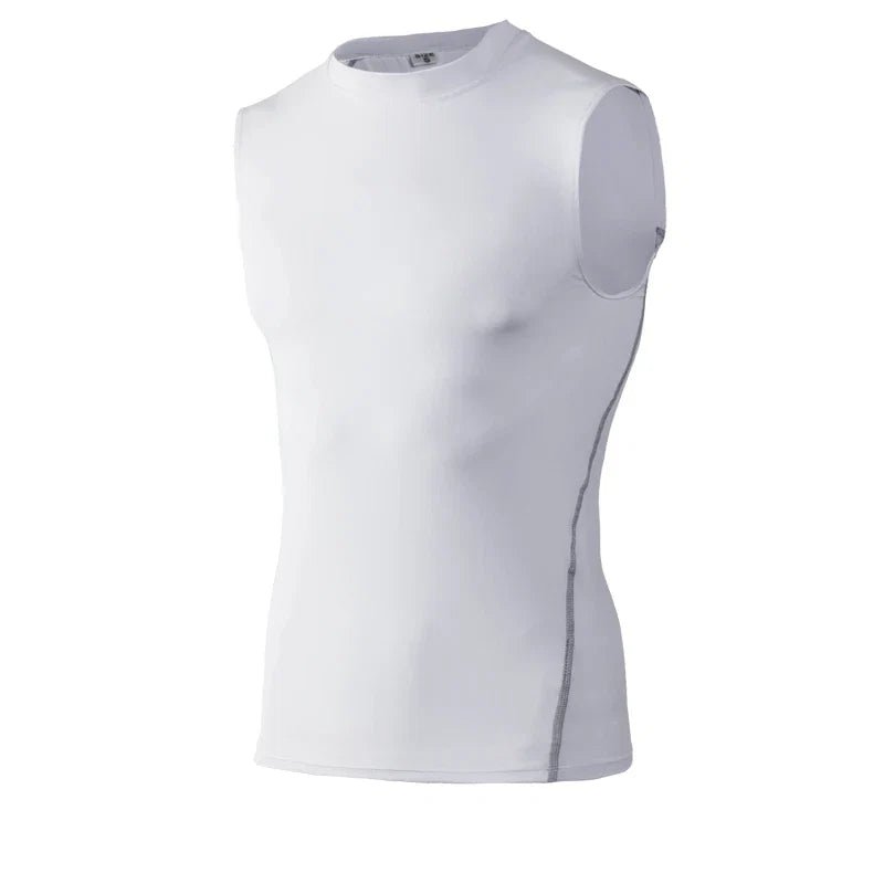 Men's Gyms Clothing Sports Fitness Tank Top Quick Dry Vest Workout Running Sportswear Tops Round Neck Sports Shirt - The LW Shop