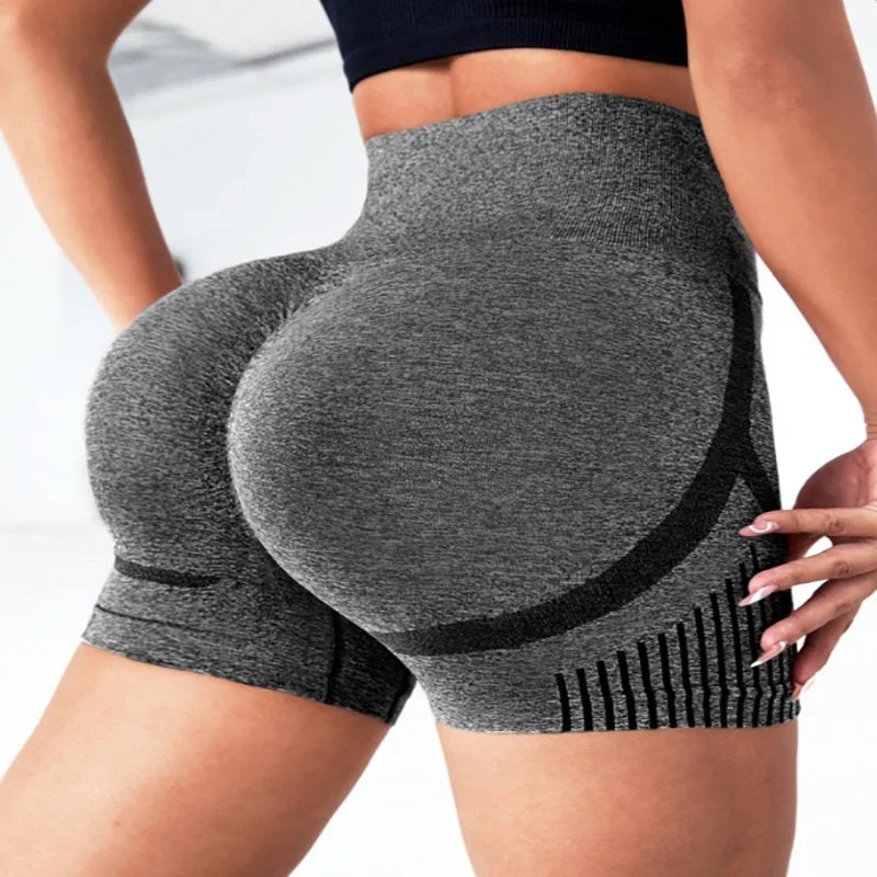 Women Yoga Leggings – High Waist Seamless Quick-Dry Sports Shorts