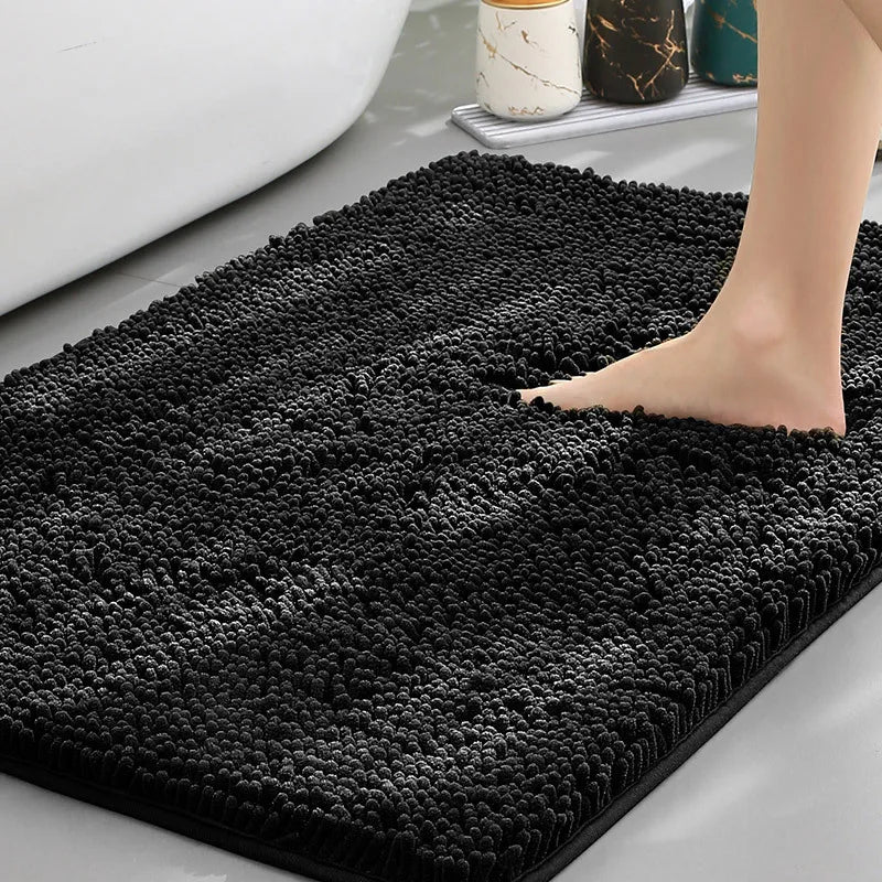 Alfombra de baño de chenilla ultrasuave XM-Luvetoria Súper absorbente Lavable a máquina