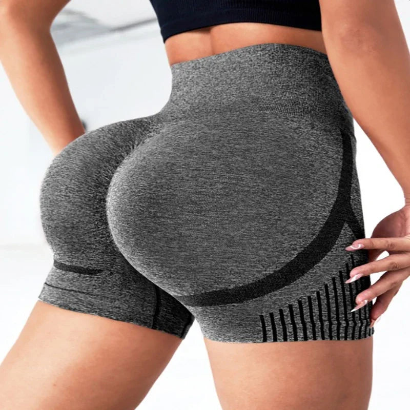 Women Yoga Leggings – High Waist Seamless Quick-Dry Sports Shorts