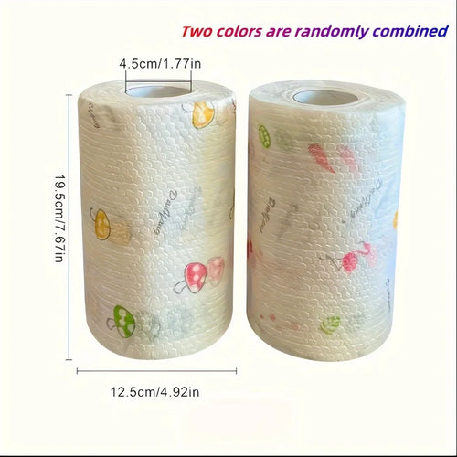Absorbent Nonwoven Dishcloths For Kitchen Cleaning 100 Sheets