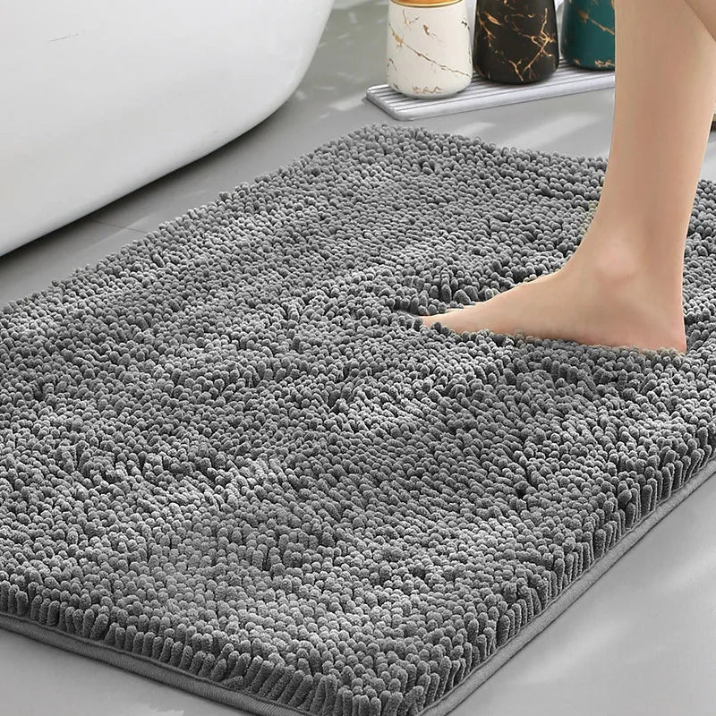 Alfombra de baño de chenilla ultrasuave XM-Luvetoria Súper absorbente Lavable a máquina
