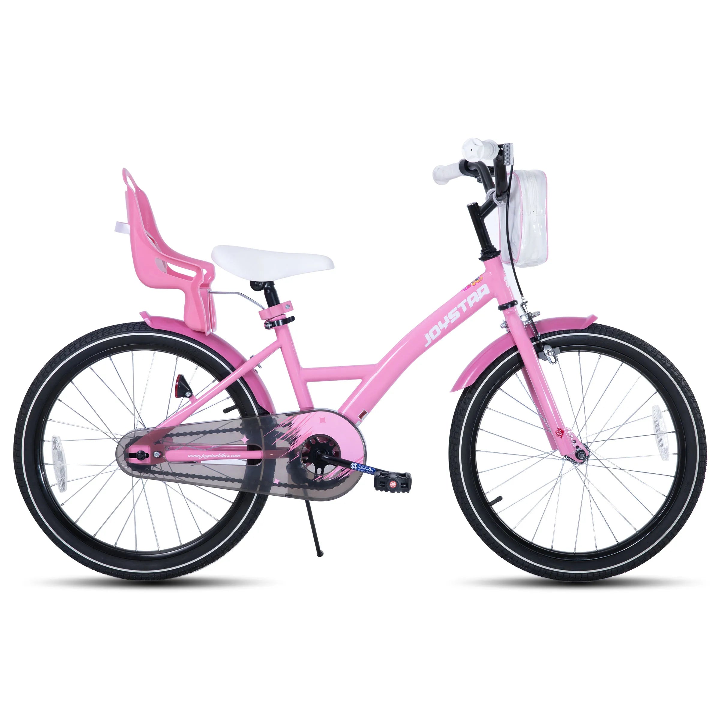 Joystar Kids Bike For Girls With Training Wheels Doll Seat