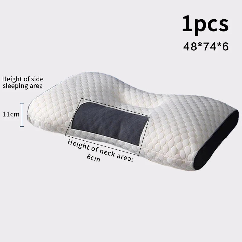 Almohada cervical que ayuda a dormir y protege el cuello ortopédico
