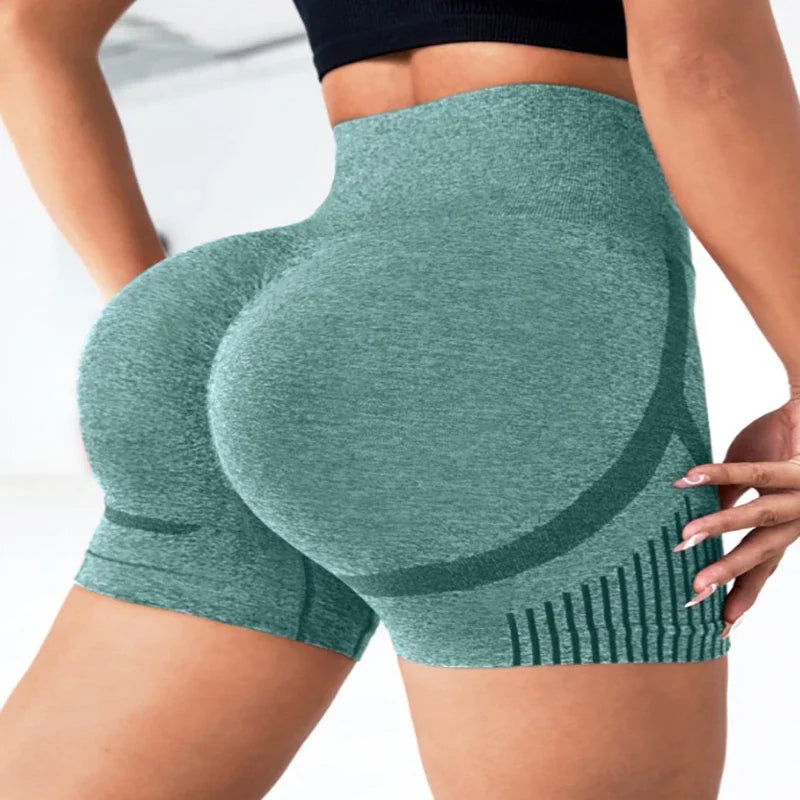 Women Yoga Leggings – High Waist Seamless Quick-Dry Sports Shorts