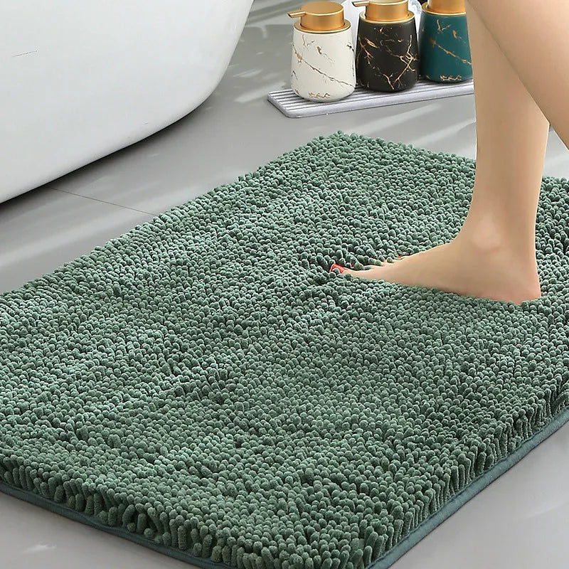 Alfombra de baño de chenilla ultrasuave XM-Luvetoria Súper absorbente Lavable a máquina