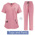 Women's Medical Scrub Uniform Set - The LW Shop