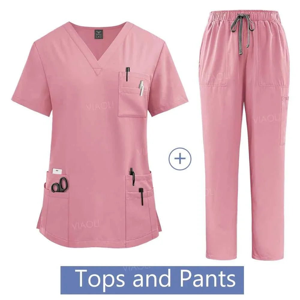 Women's Medical Scrub Uniform Set - The LW Shop