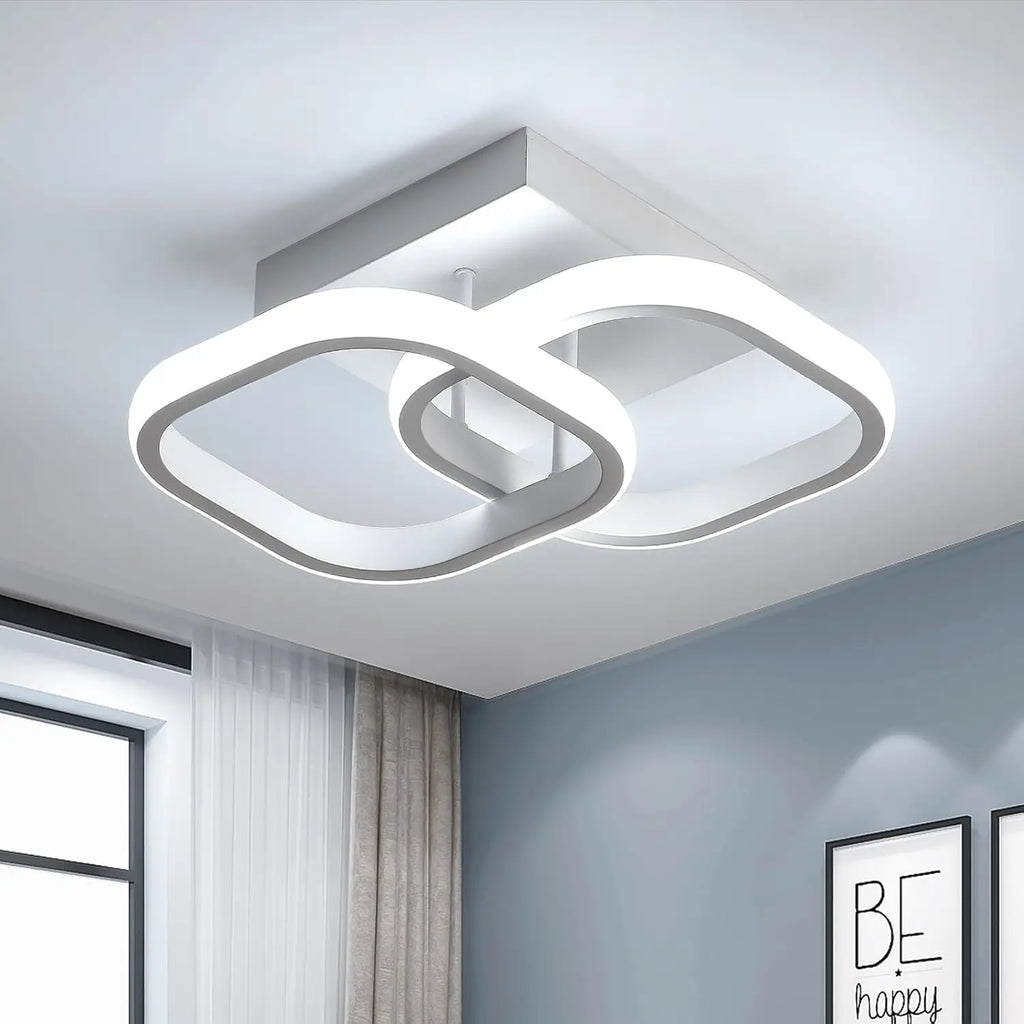 Modern LED Ceiling Lights Square Aisle Lamps Small Corridor Ceiling Fixtures for Hallway Kitchen Bedroom Stair Living Room Study - The LW Shop