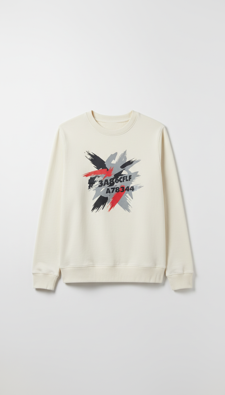 Off-White Crewneck Sweatshirt Statement Lyric