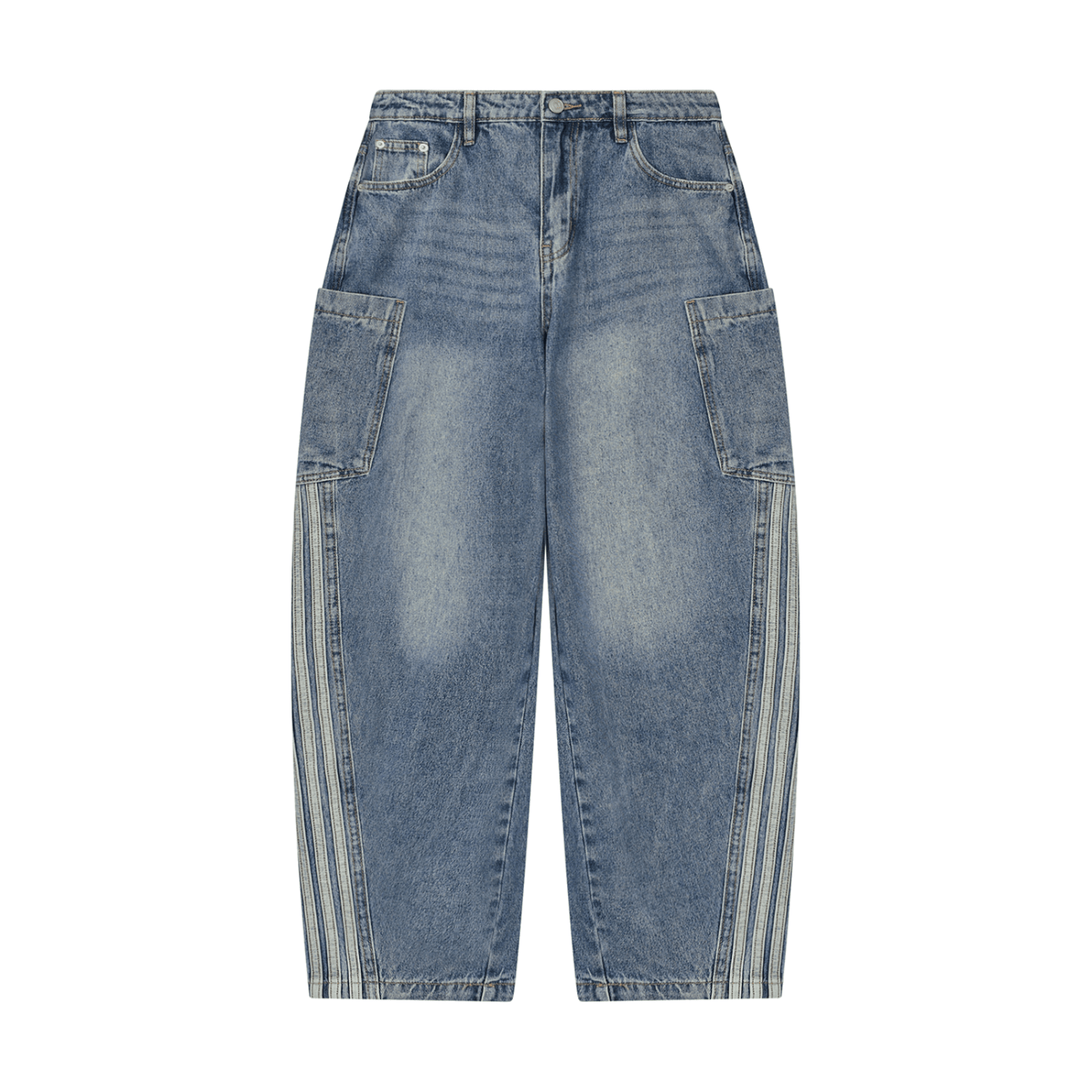 Women's Vintage Wash Barrel Leg Jeans - The LW Shop