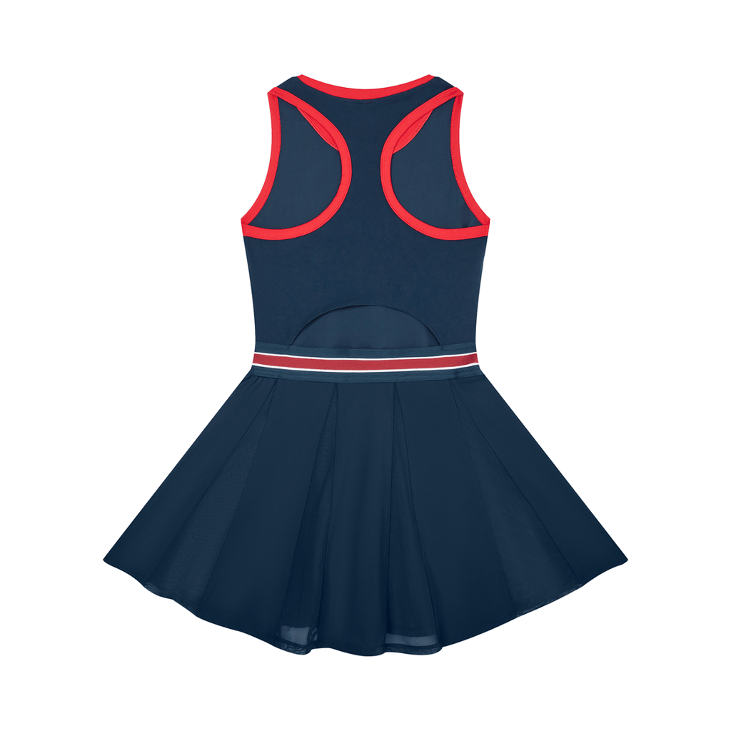 Women's Color Block A-Line Sleeveless Dress - The LW Shop