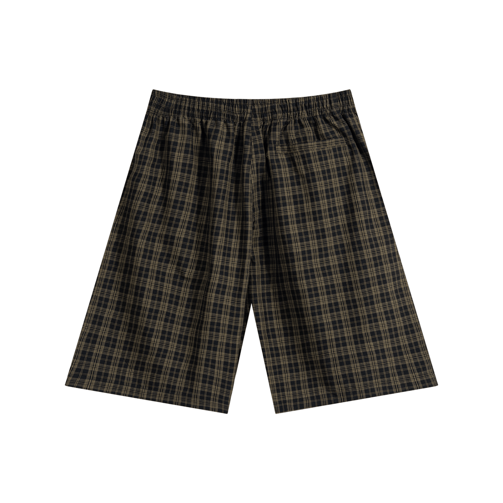 Unisex Plaid Wide Leg Shorts - The LW Shop