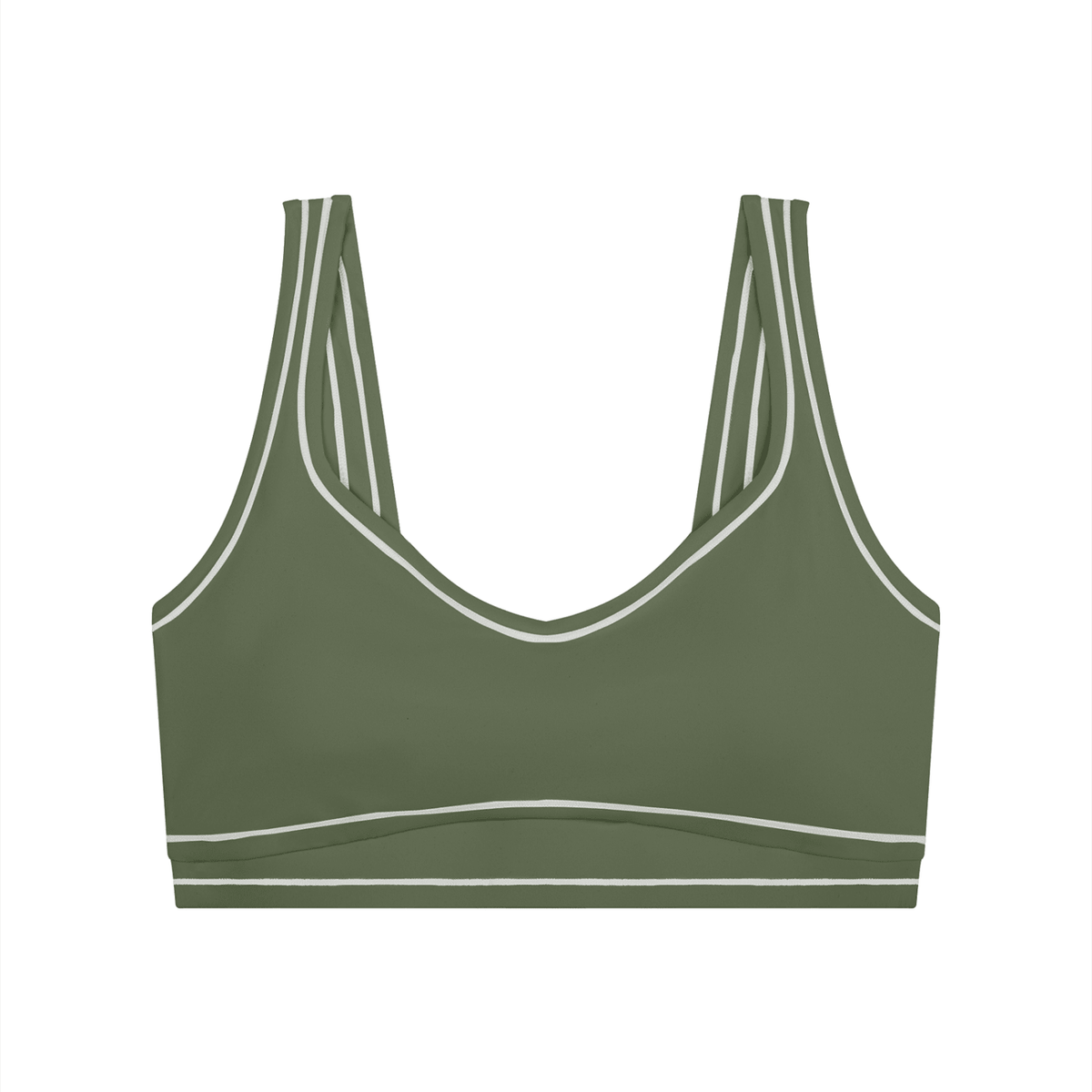 Women’s Topstitching Yoga Sports Bra - The LW Shop