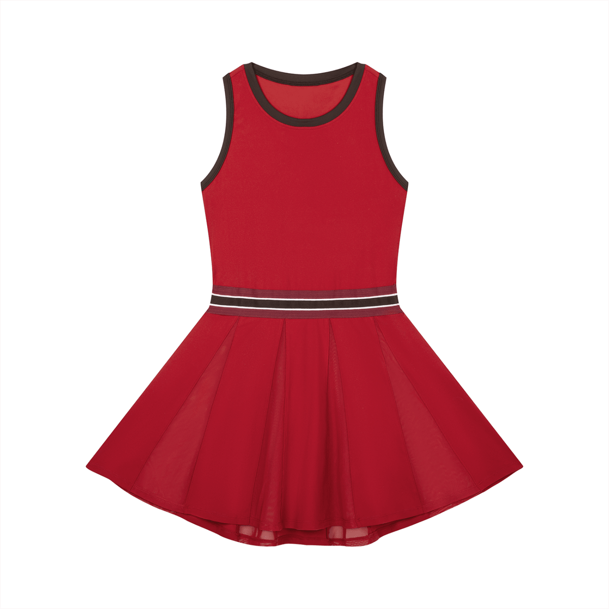 Women's Color Block A-Line Sleeveless Dress - The LW Shop